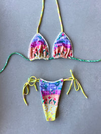 Frill Sorbet String Tie Triangle Set