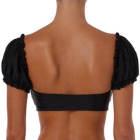 Drawstring Top With Sleeves