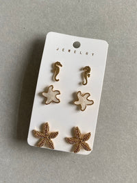 3x Pack Earrings