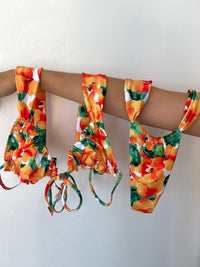 Les Fleurs Wide Ruched String Set