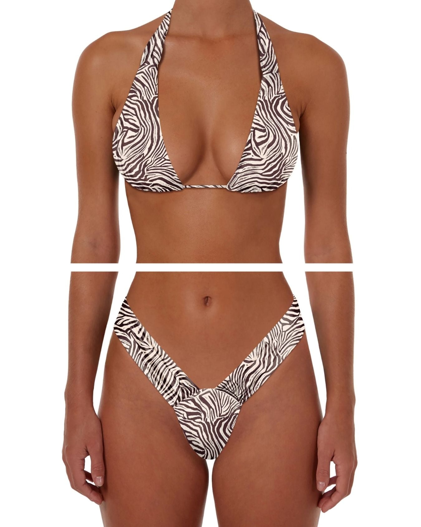 ZEBRA BIKINI - SIZE 6AU SET - 73