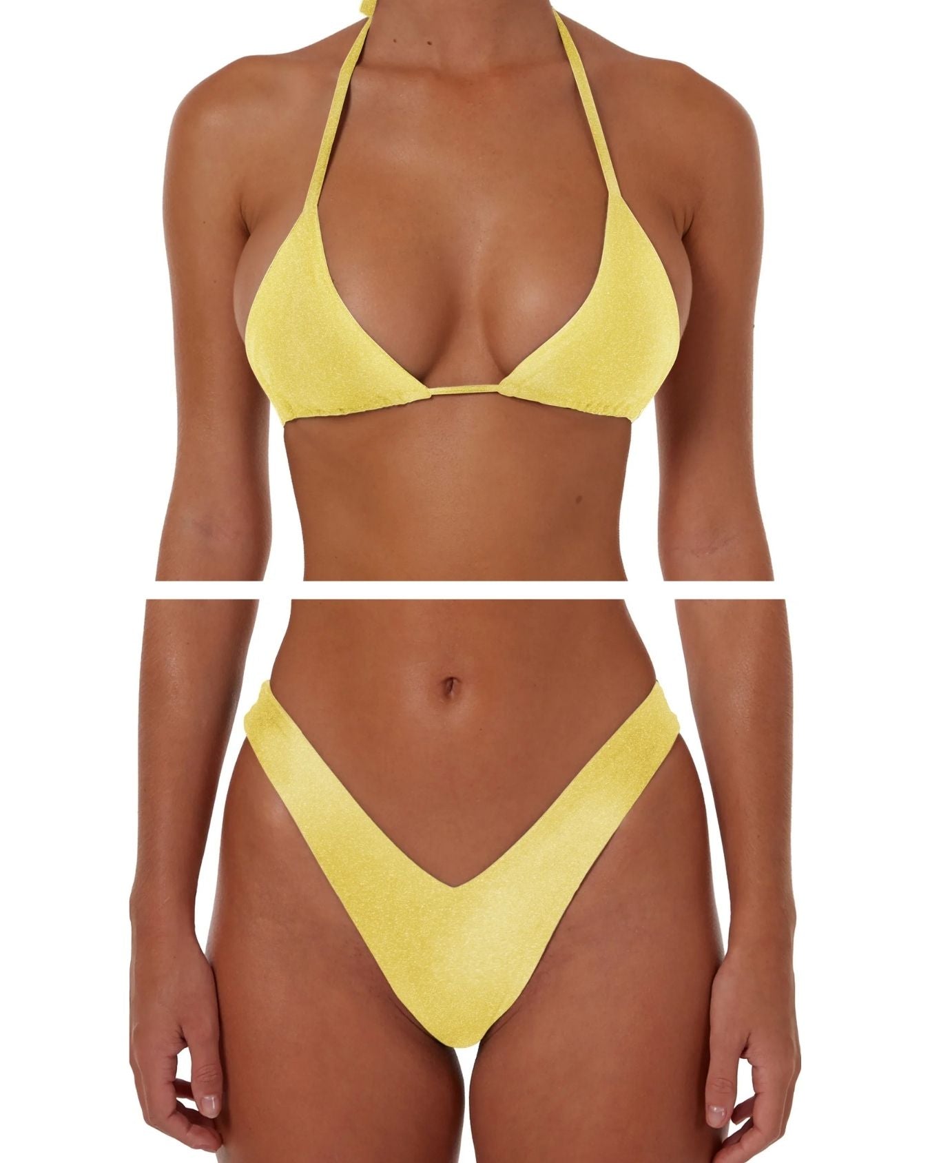 SHIMMER LEMON BIKINI - SIZE 6AU SET - 168