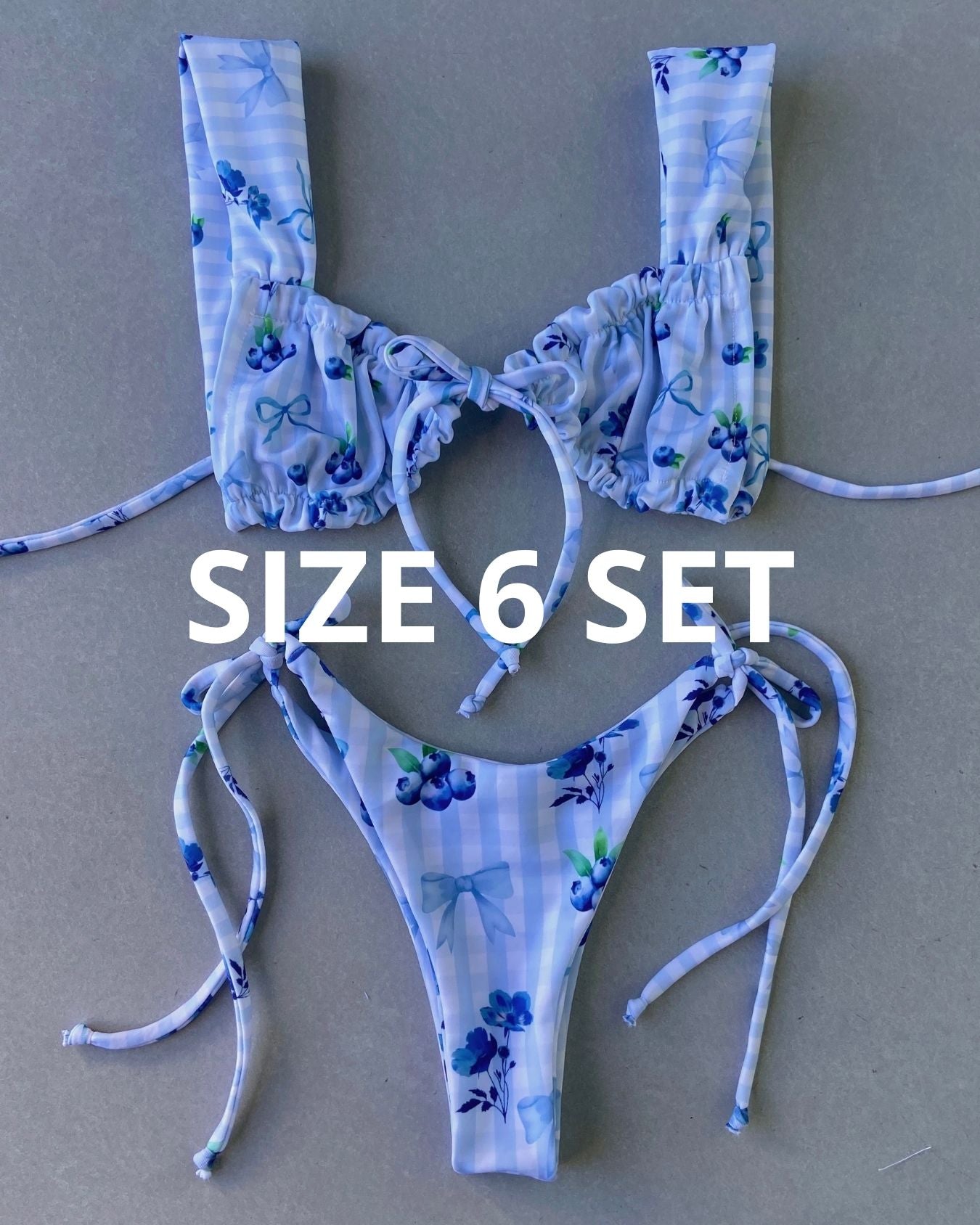 BLUEBERRY BIKINI - SIZE 6AU SET - 161