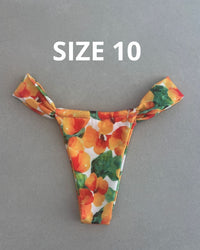 LES FLUERS BIKINI BOTTOMS - SIZE 10AU