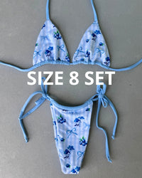 TWO TONE BLUEBERRY BIKINI - SIZE 8AU SET - 56