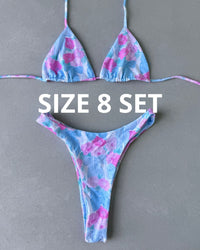 PASTEL BOWS BIKINI - SIZE 8AU SET - 97