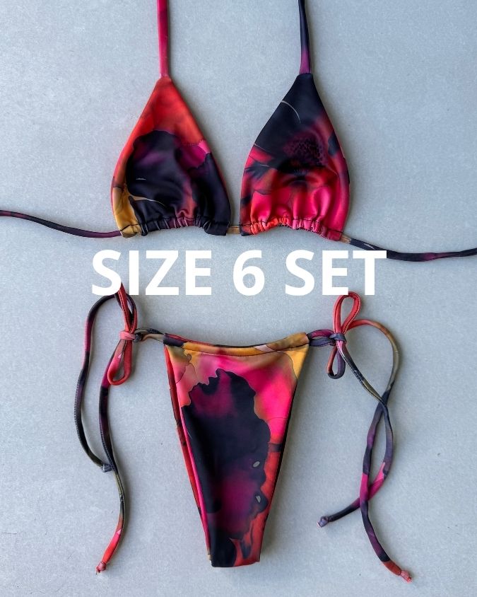 AMOUR NOIR BIKINI - SIZE 6AU SET - 189