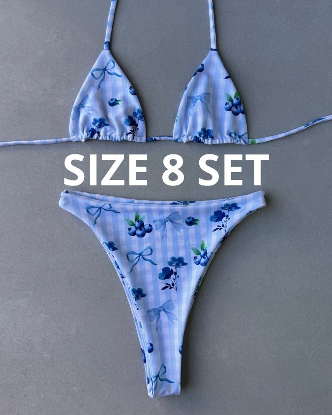 BLUEBERRY BIKINI - SIZE 8AU SET - 174