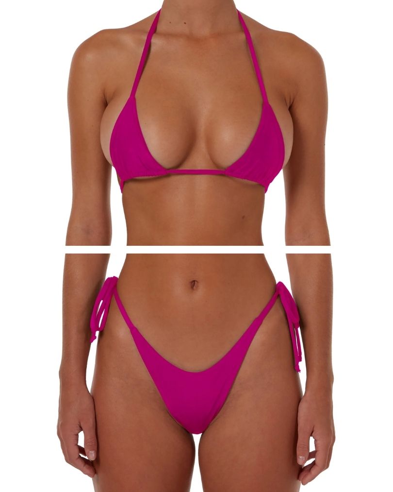 MATTE CHERRY BIKINI - SIZE 6AU SET