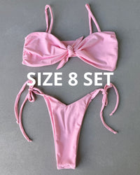 MATTE BABY PINK BIKINI - SIZE 8AU SET - 47