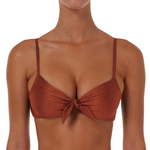 Drawstring Bow Tie Top