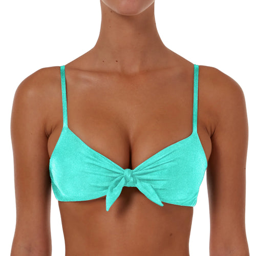 Drawstring Bow Tie Top