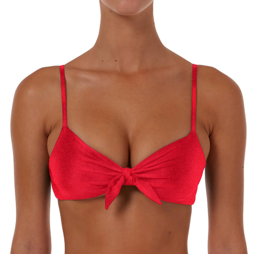 Drawstring Bow Tie Top