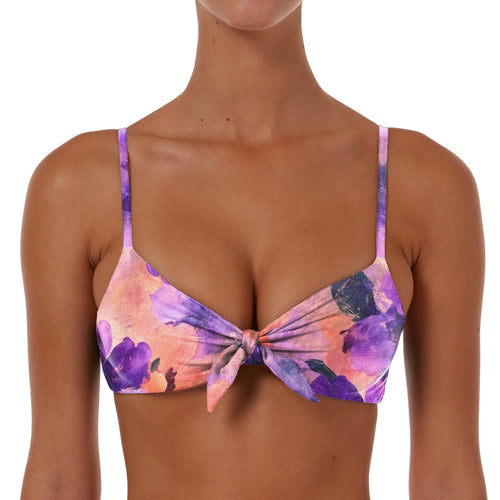 Drawstring Bow Tie Top