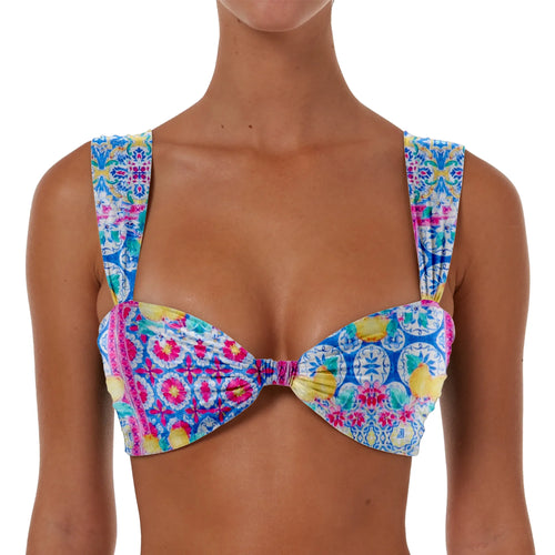 Ruched Detail Top With Wide Straps