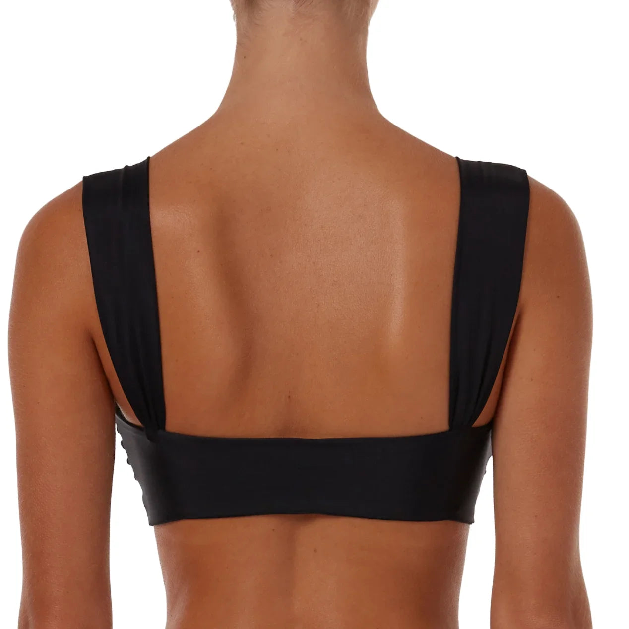 Ruched Detail Top With Wide Straps