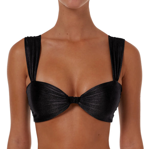 Ruched Detail Top With Wide Straps