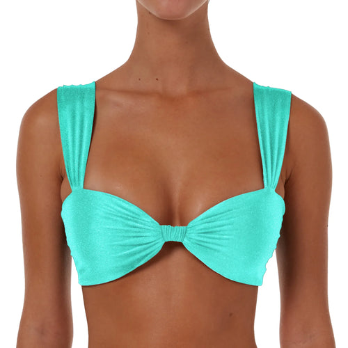 Ruched Detail Top With Wide Straps