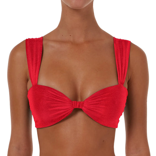 Ruched Detail Top With Wide Straps
