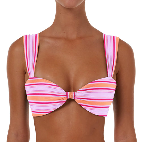 Ruched Detail Top With Wide Straps