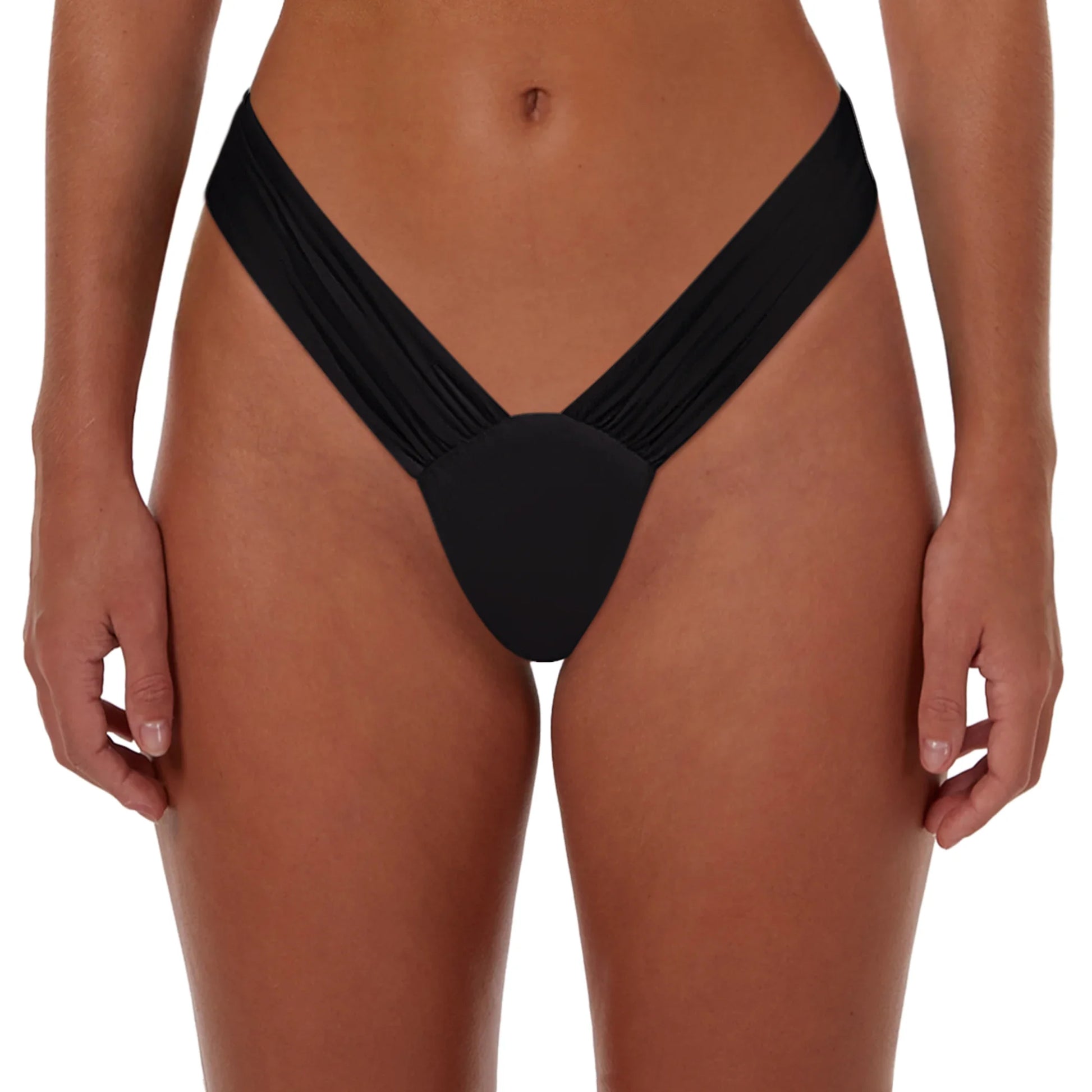 Ruched high bottoms