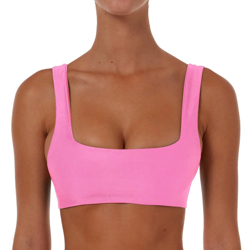 Ruched Square Crop Top