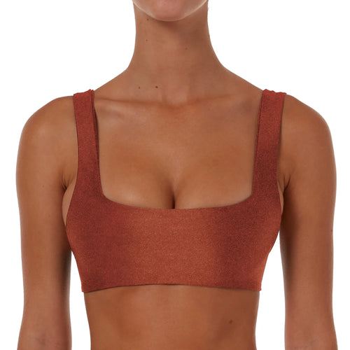 Ruched Square Crop Top