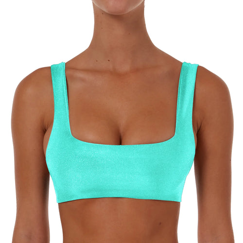 Ruched Square Crop Top