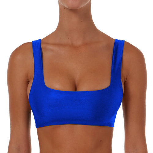 Ruched Square Crop Top