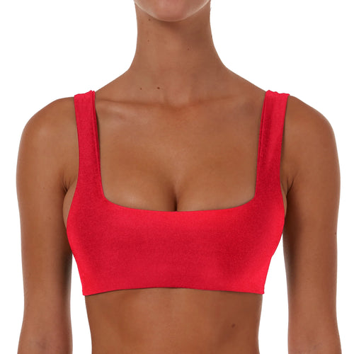 Ruched Square Crop Top