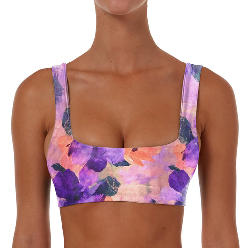 Ruched Square Crop Top