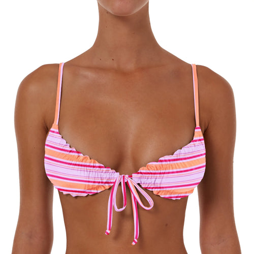 Ruched String Tie Top