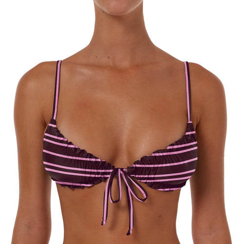 Ruched String Tie Top