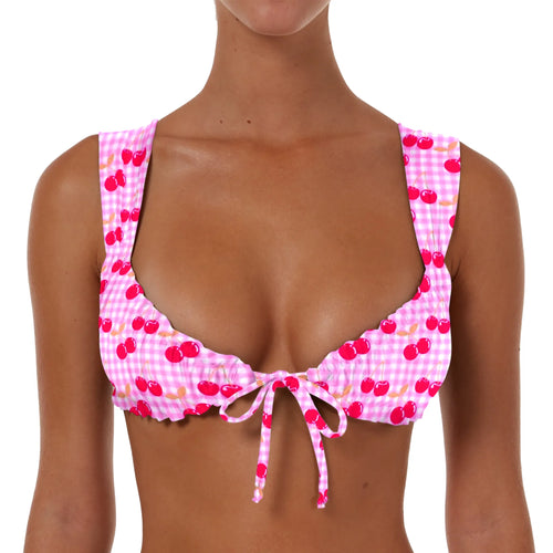 Wide Ruched String Top