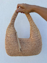 Straw Shoulder Bag
